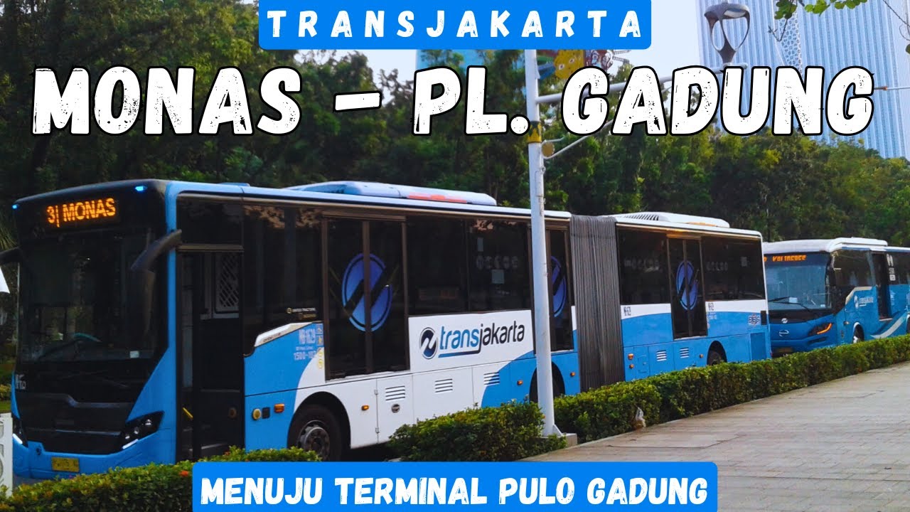 Trip BRT Transjakarta #129❗ MONAS ke TERMINAL PULO GADUNG Naik Koridor 2 Terbaru Hanya 3rb