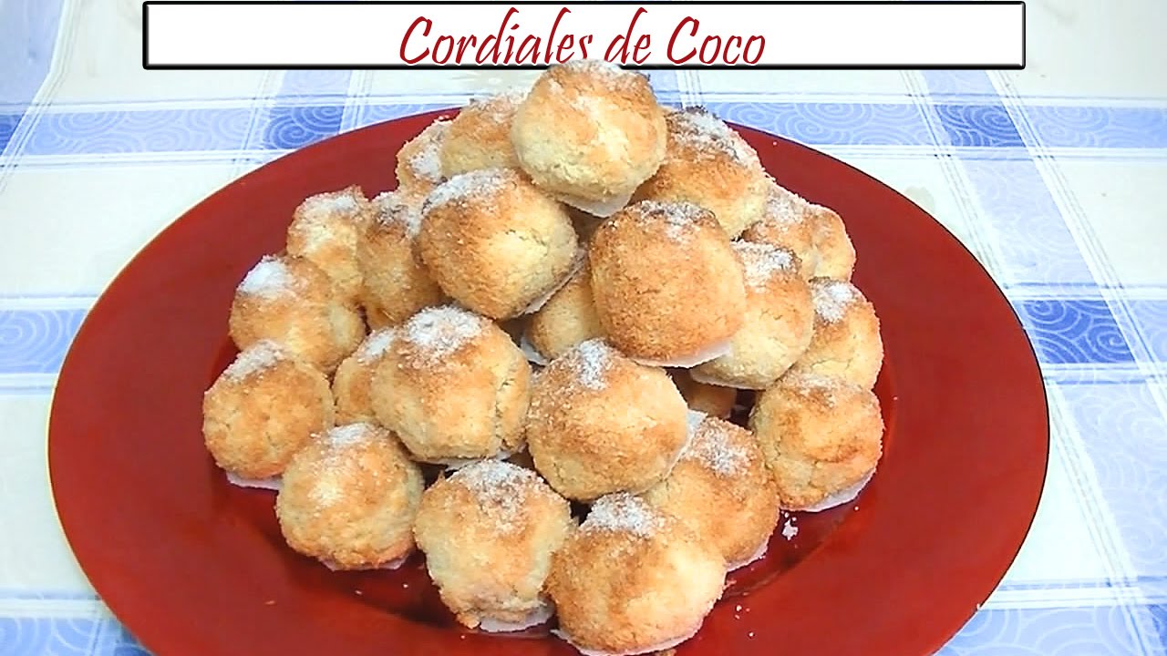 Cordiales de Coco | Receta de Cocina en Familia