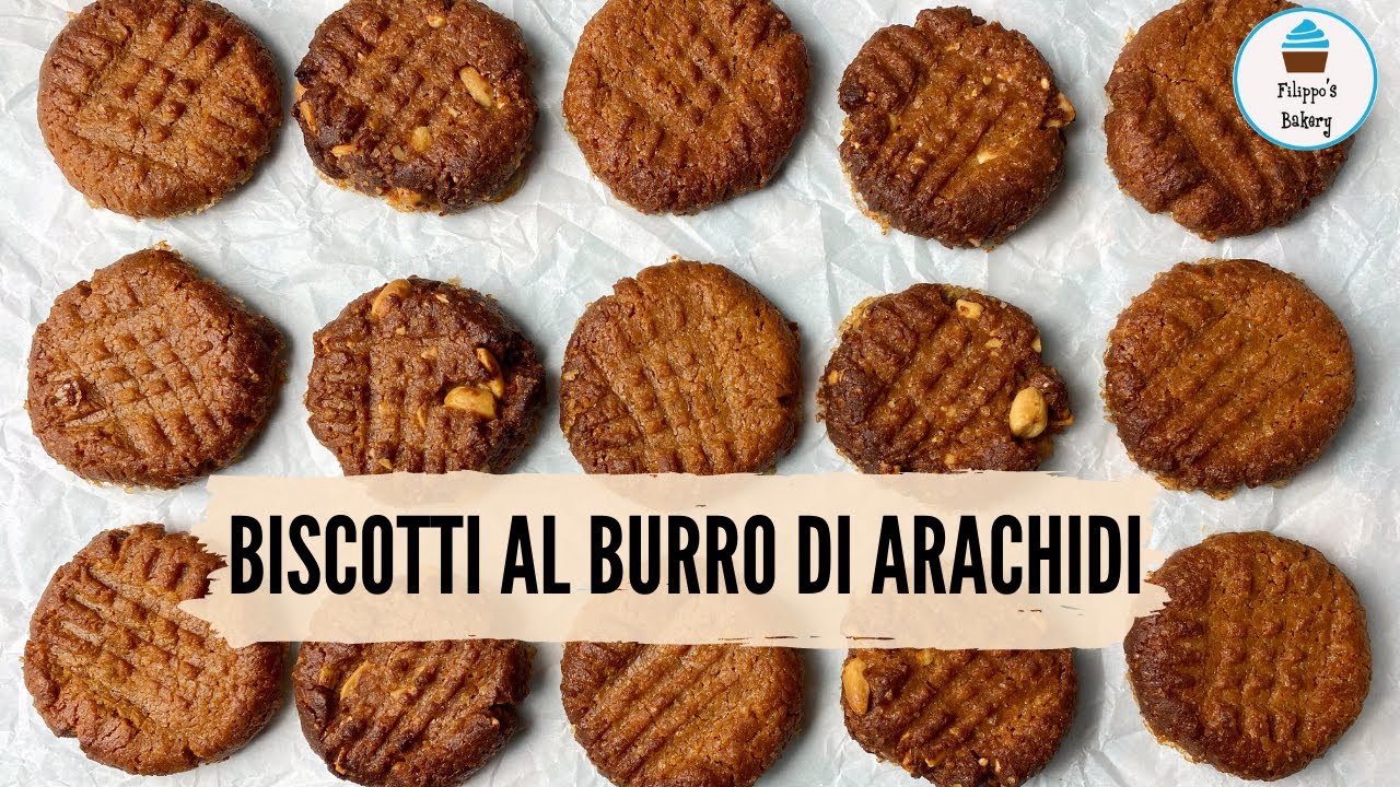 BISCOTTI AL BURRO DI ARACHIDI, senza: farina, lievito e latte | Filippo's Bakery