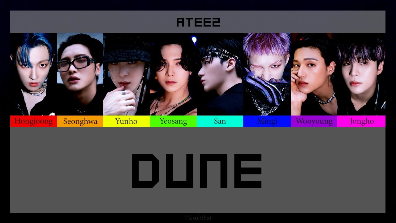 에이티즈 (ATEEZ) - Dune [Color Coded Thaisub]