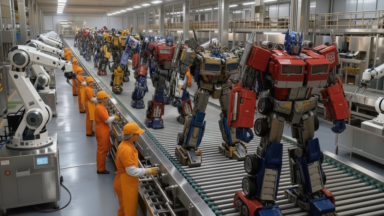 Inside a Mega Transformers Toy Factory – How Robots Are Mass Produced