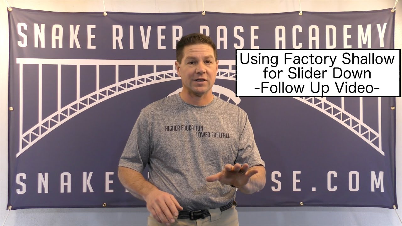 Follow up video to Using Shallow Brakes Slider Down