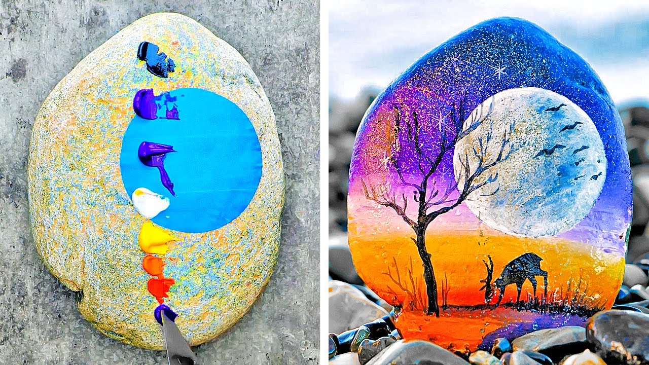 STUNNING ART HACKS || Simple Painting Techniques Everyone Can Do