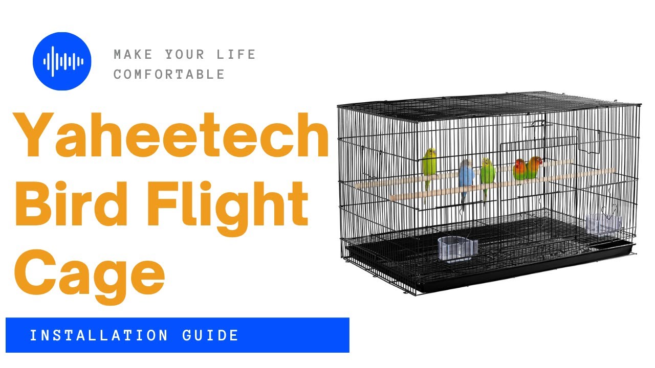 Yaheetech 30.5 Inches W Flight Cage Installation Guide #flightbirdcage