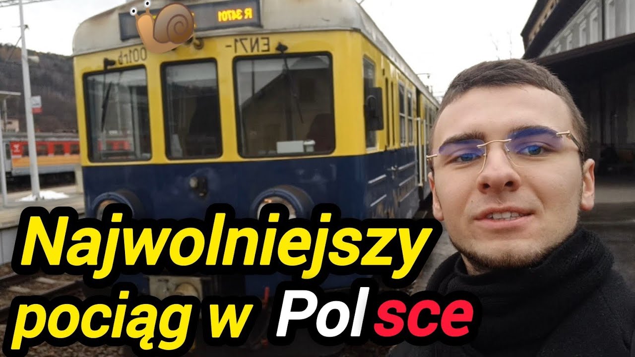 САМЫЙ МЕДЛЕННЫЙ ПОЕЗД В ПОЛЬШЕ! 🚂