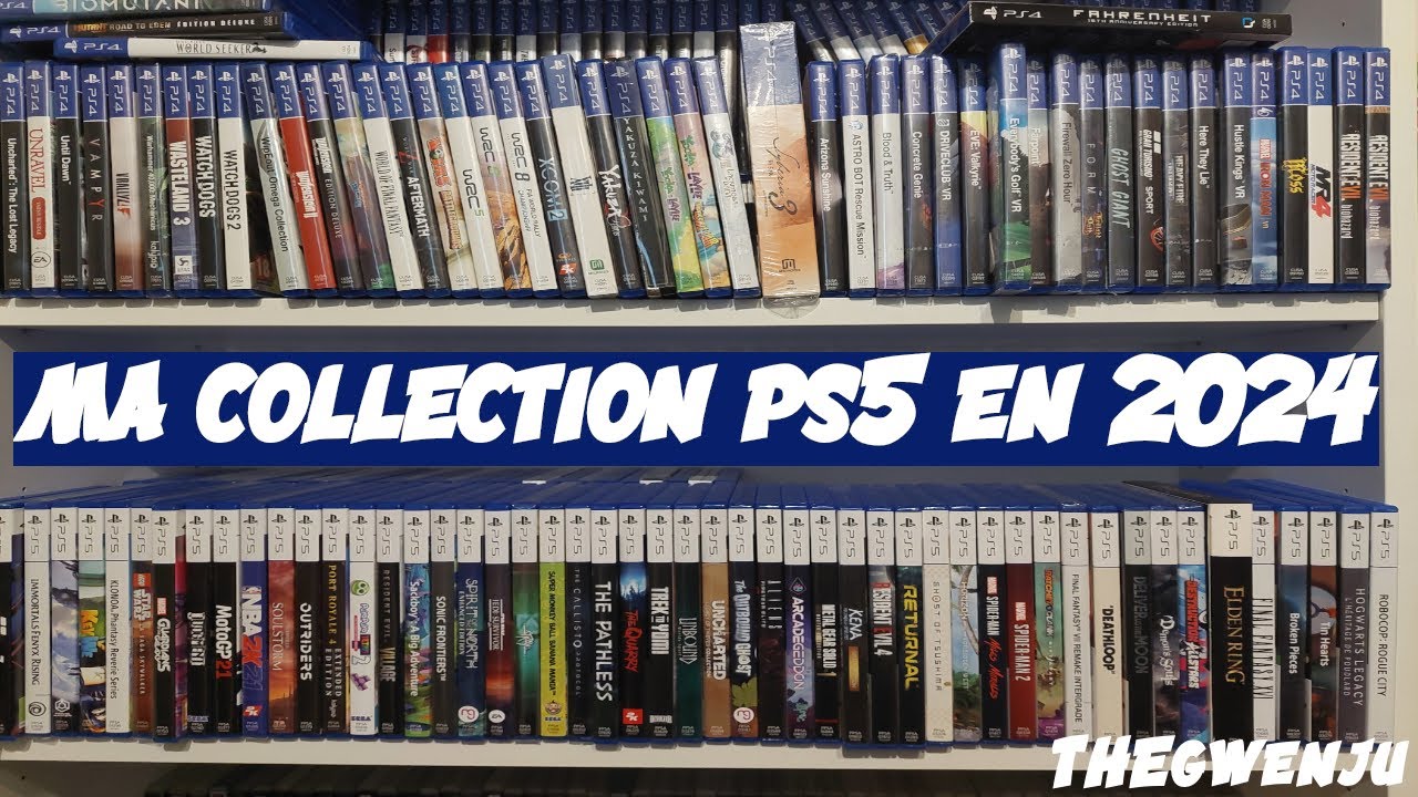 Toute ma collection PS5 en 2024