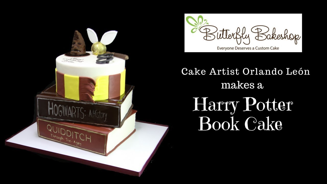 Harry Potter Book Cake Video