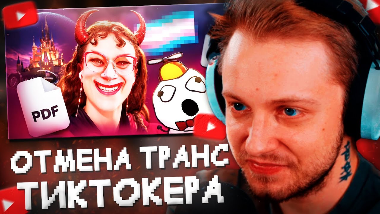 СТИНТ СМОТРИТ: ОТМЕНА МЕРЗКОГО ТРАНС-ТИКТОКЕРА | Lillytino