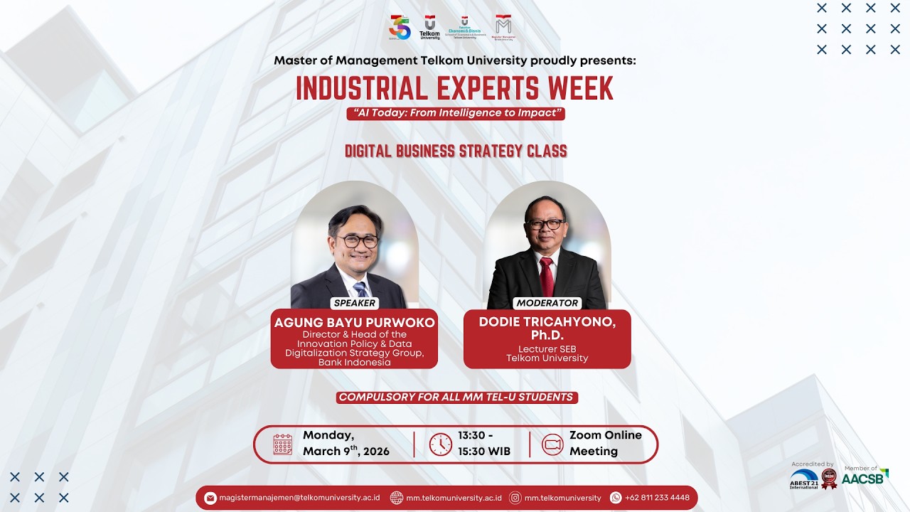 #3 INDUSTRIAL EXPERTS WEEK GENAP 2025/2026 | DIGITAL BUSINESS STRATEGY