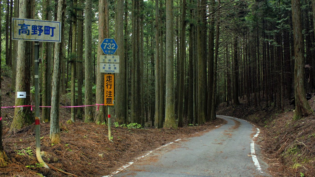 【険道/迷いの森】奈良県道・和歌山県道732号 阪本五條線 part 1【出屋敷峠】
