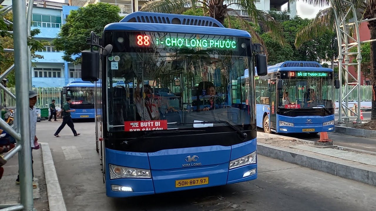 Bến Mới - Review lộ trình lượt đi xe buýt tuyến 88 TP.HCM : Bến Thành - Trường Đại học Luật (CS3)