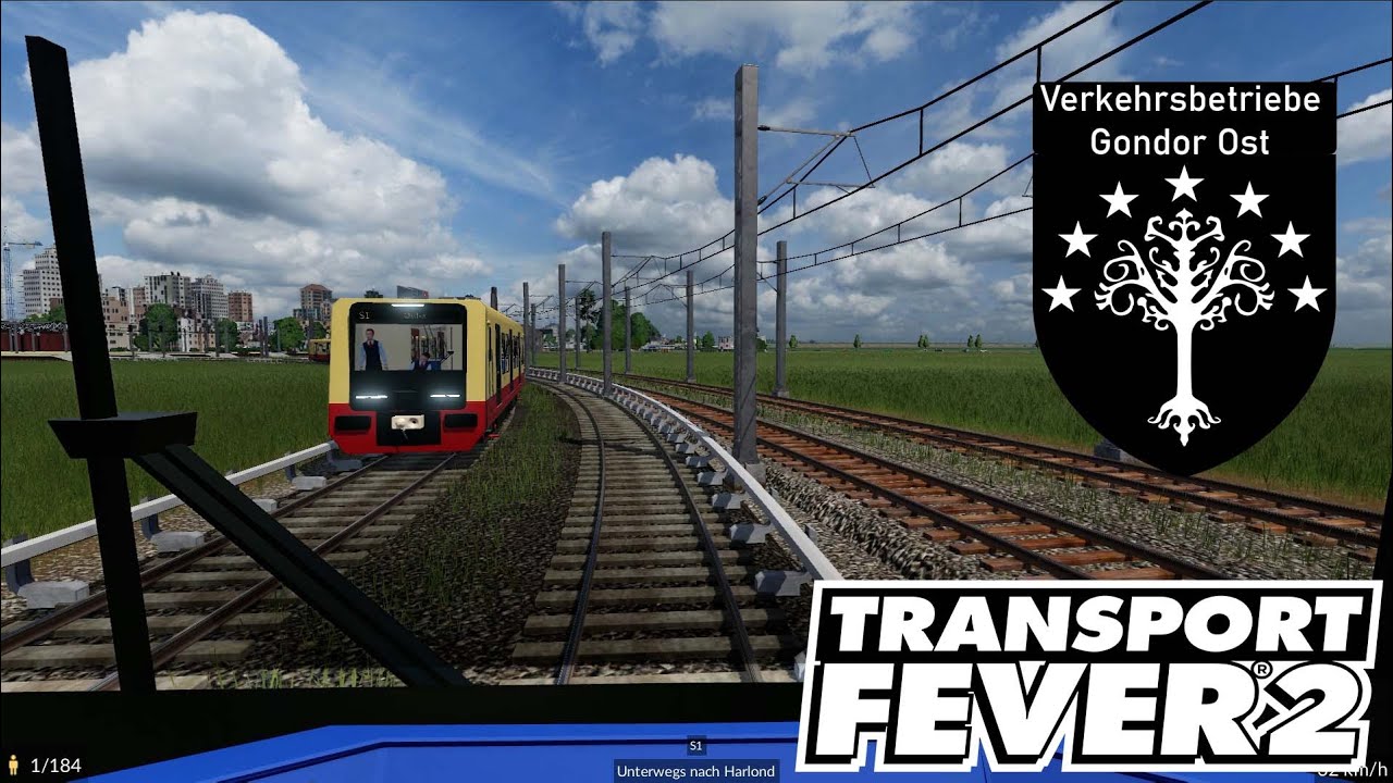 Mitfahrt mit der Sbahn Berlin BR 483 / 484 / Transport Fever 2 [017]/ Verkehrsbetriebe Gondor Ost