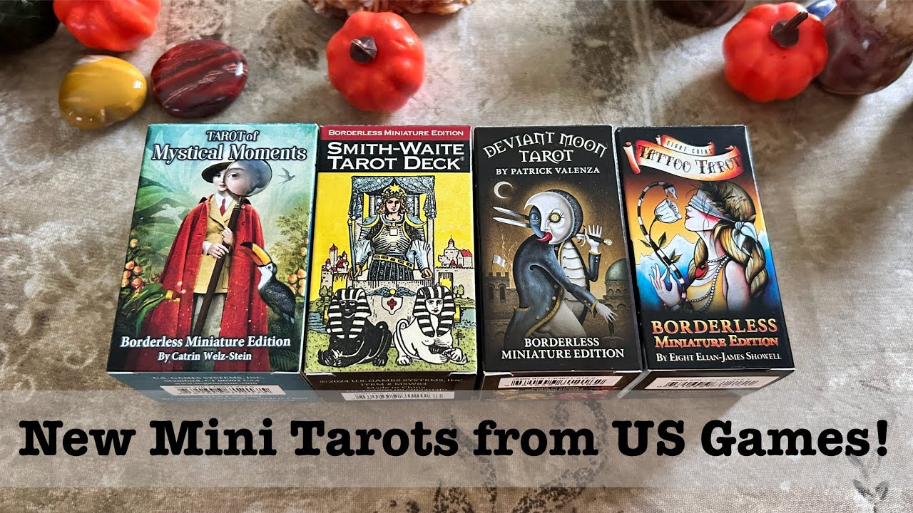 🕵️ Let’s check out these MINI TAROT DECKS from US Games!