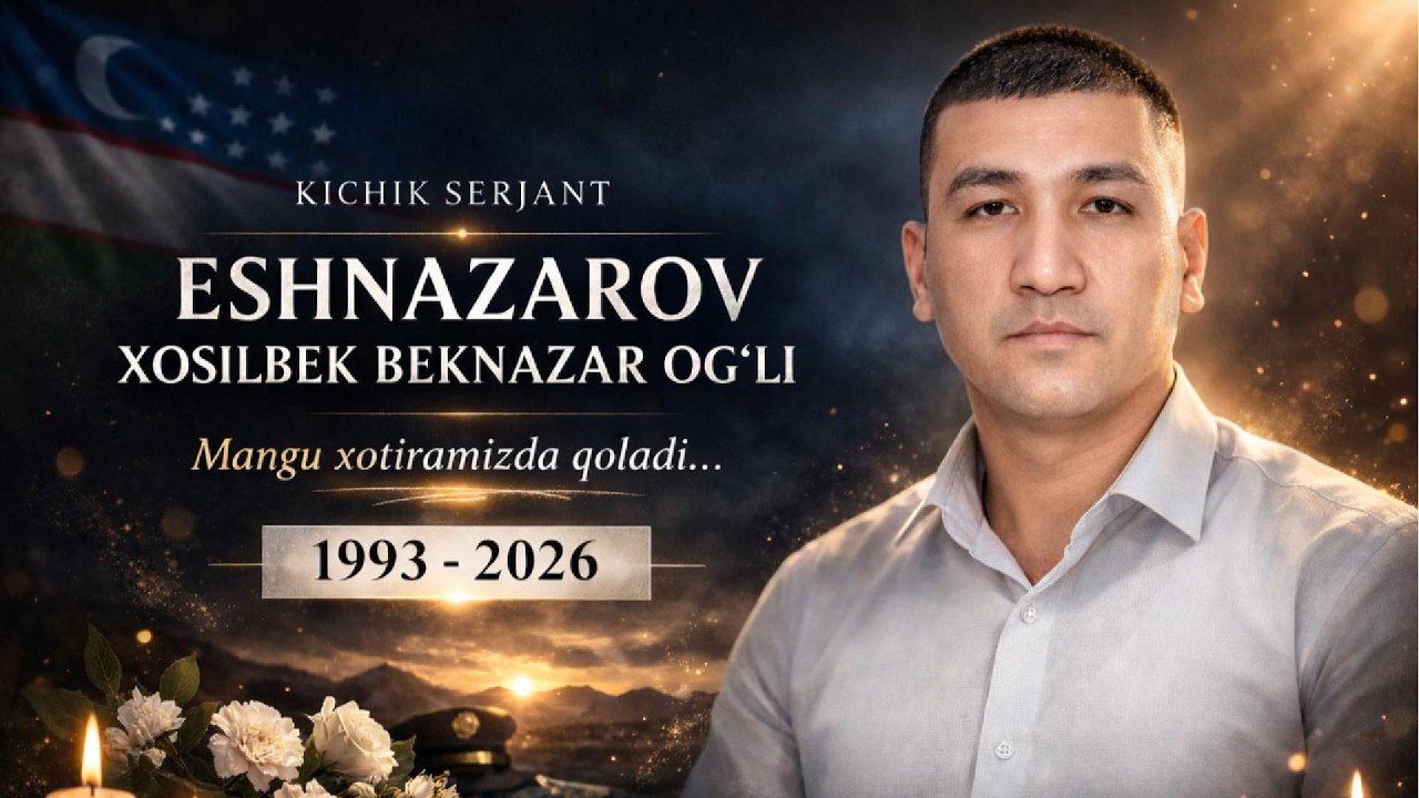 YPX inspektori Xosilbek Eshnazarovning yorqin xotirasiga