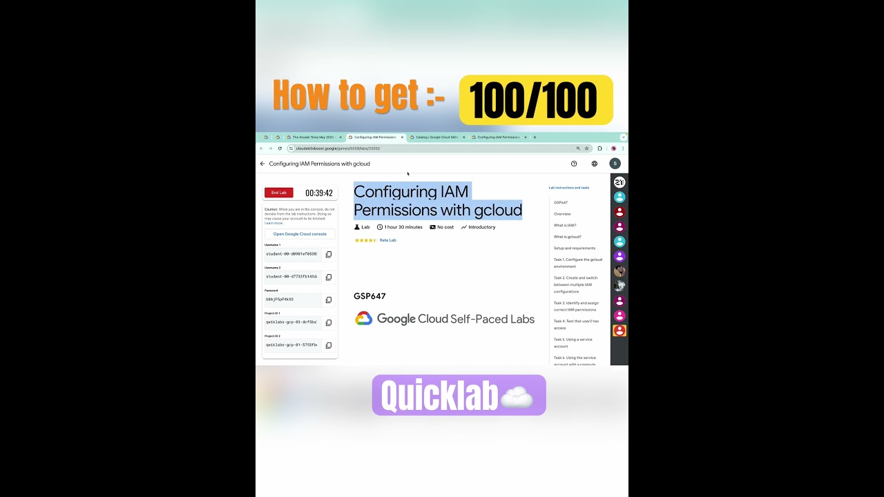 How to enable Check My Progress Bar  || How to Find Check My Progress on Qwiklabs!  @quick_lab