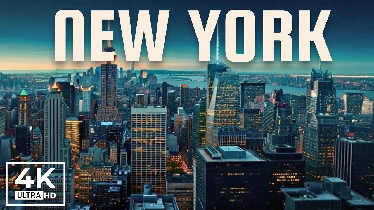 New York, United States 🗽🇺🇸 in 4K ULTRA HD 60 FPS Video by Drone