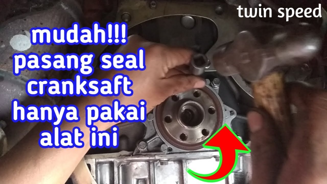 GANTI SEAL CRANKSAFT BELAKANG AVANZA XENIA RUSH TERIOS BOCOR MENETES OLI