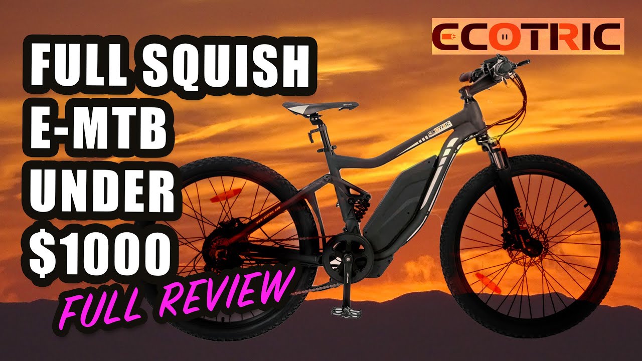 The CHEAPEST Full Suspension Mountain E-Bike UNDER $1000 Ecotric Tornado EMTB