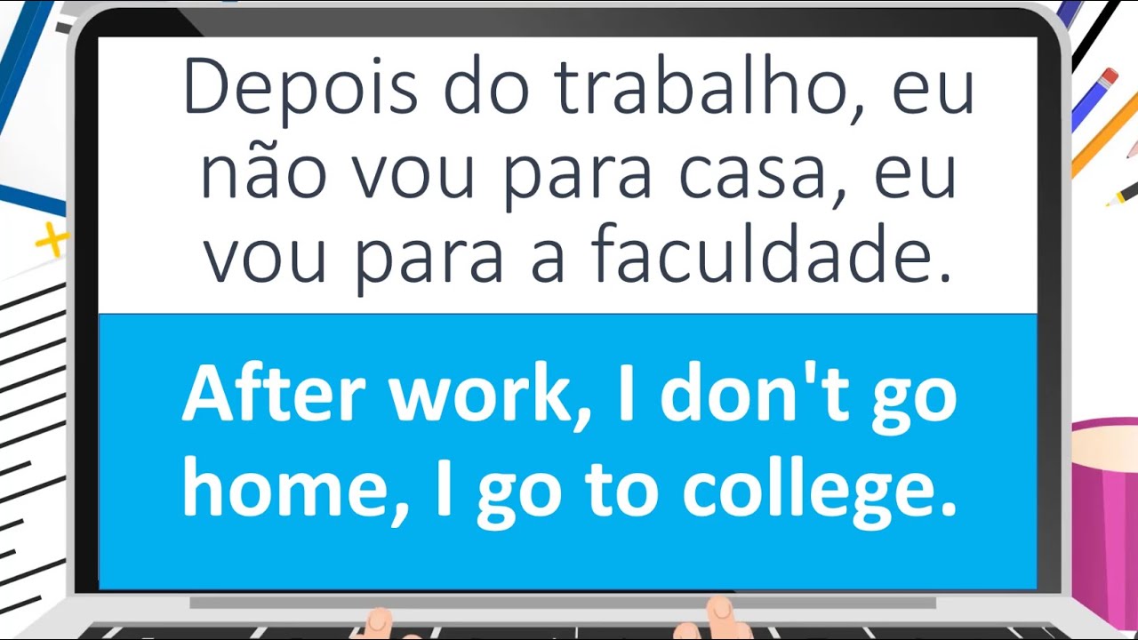 AULA DE INGLÊS PARA CONVERSAÇÃO, APRENDA INGLÊS MAIS RÁPIDO #018