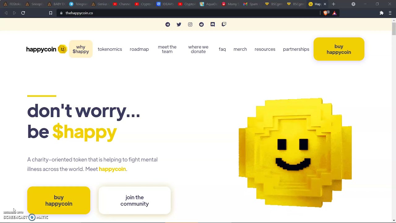 The Happy Coin | The Mental Illness Token