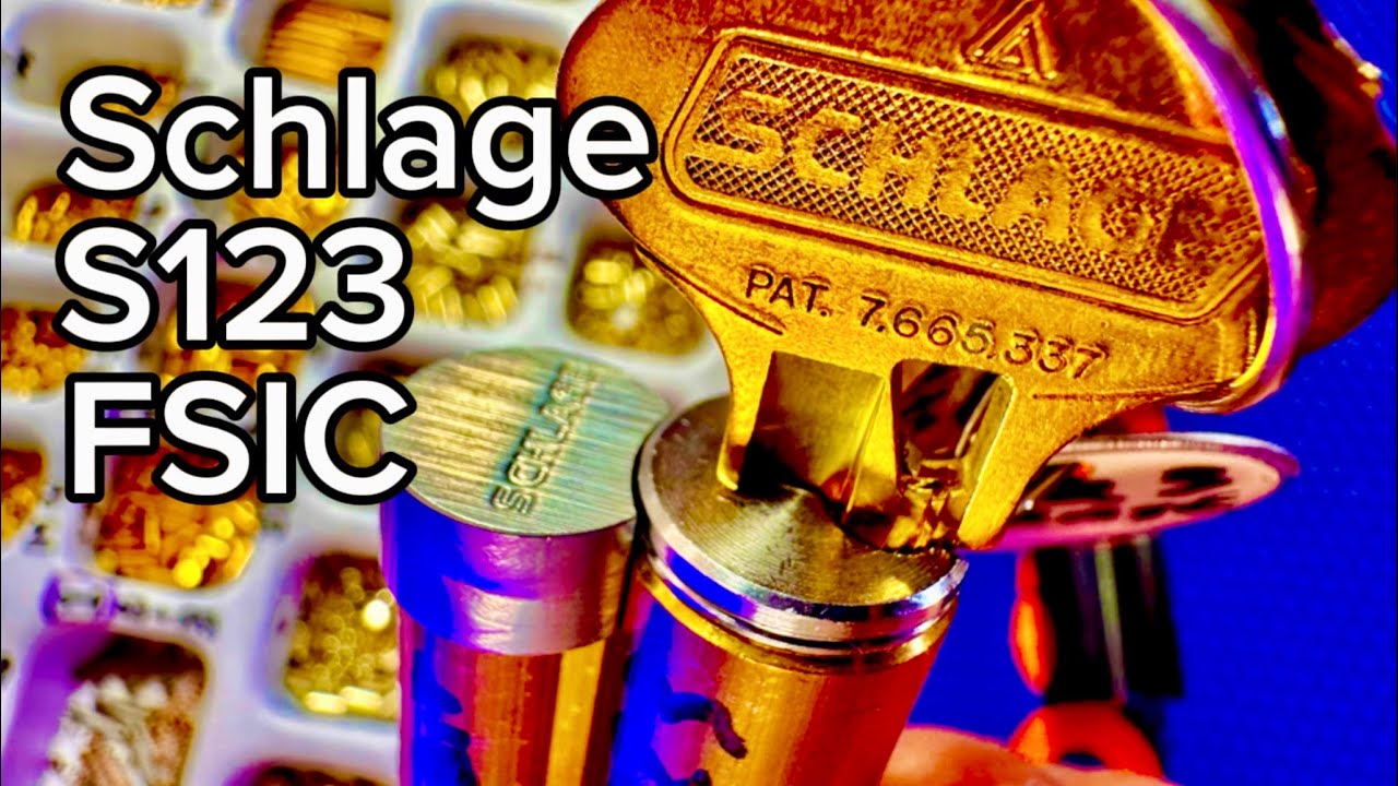Re-key a Schlage S123, C123 lock #diy