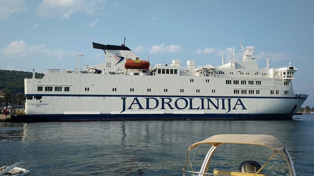 Travelling on MF Petar Hektorovic (Jadrolinija) from Split to Vis and back on the 24th of Aug. 2019