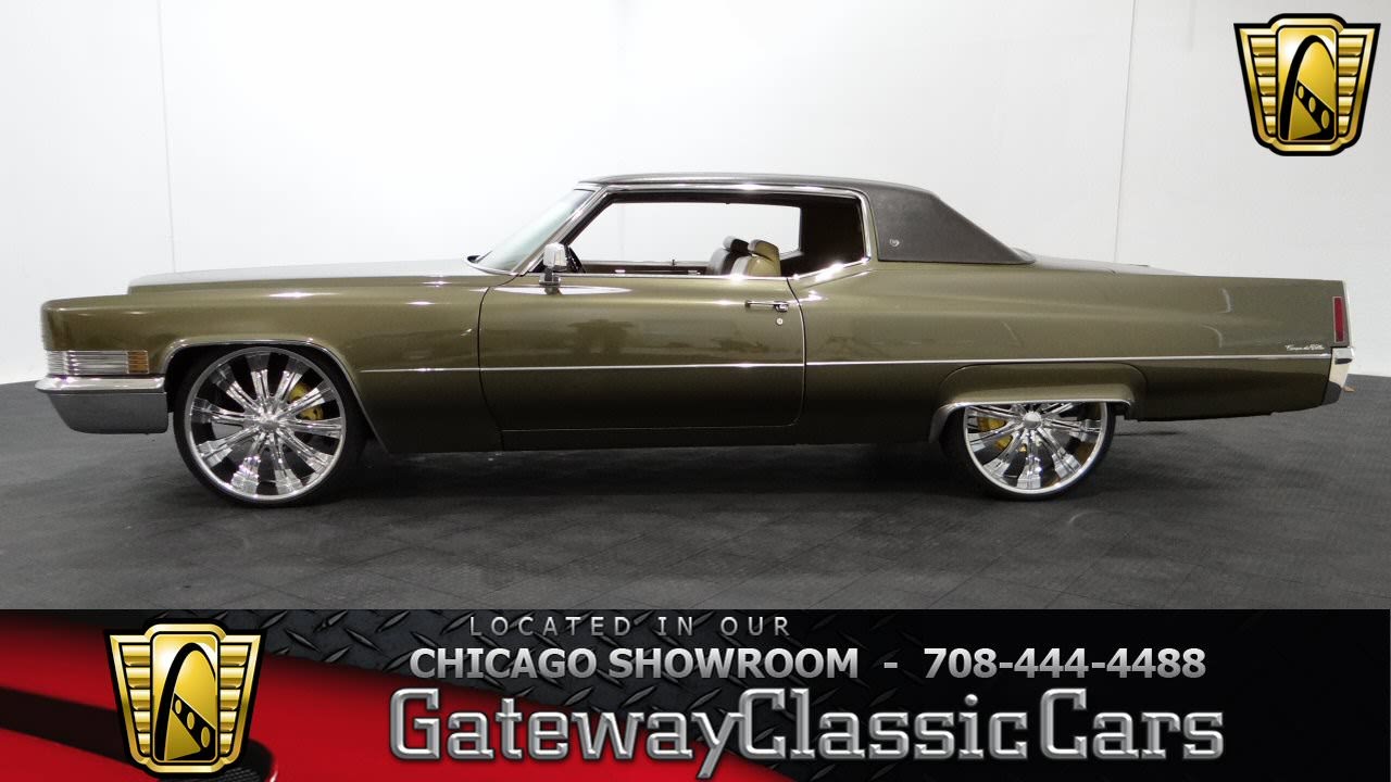 1970 Cadillac Coupe Deville Gateway Classic Cars Chicago #877
