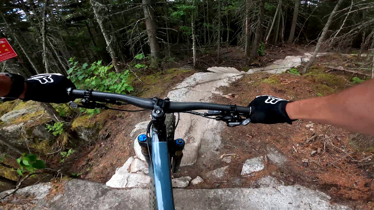 MTB- Sentiers du Moulin, Slab City (Mountain Bike Santa Cruz Hightower LT)