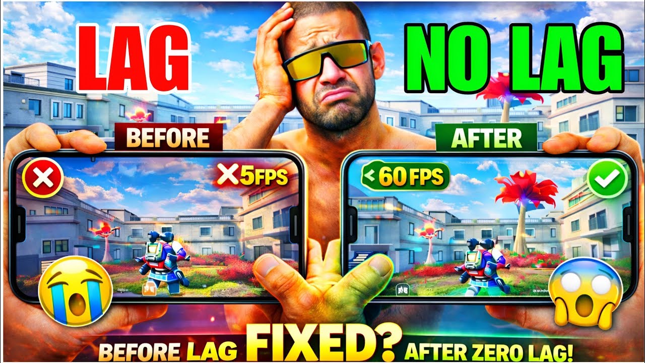 4.2 Update🤡OH BC *LAG* Gayab Sirf 3 Setting, | BGMI Lag Exposed, | Lag Problem Fix