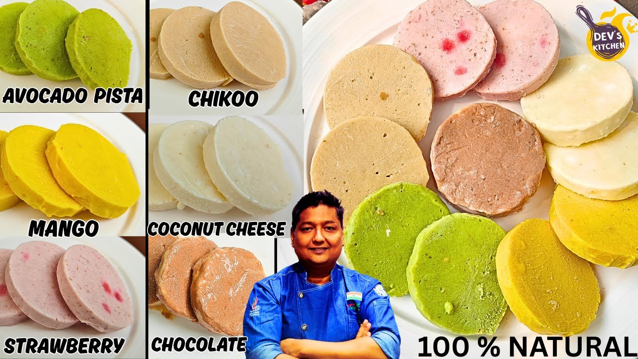 6 Natural फ्लेवर्स में ठेले से भी अच्छी रोल कट मलाई कुल्फी आसानीसे बनाएं घरपर I Roll Cut Malai Kulfi