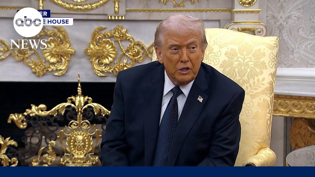 President Trump takes questions on war with Iran