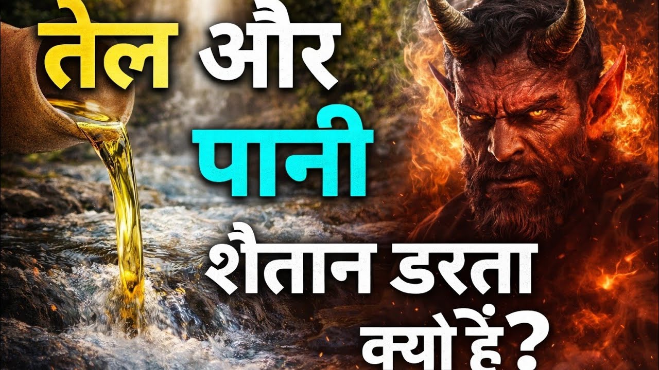 🕯️ तेल और पानी क्यों शैतान को डराते हैं? 😨 | ✝️ यीशु मसीह का सच्चा आत्मिक सत्य