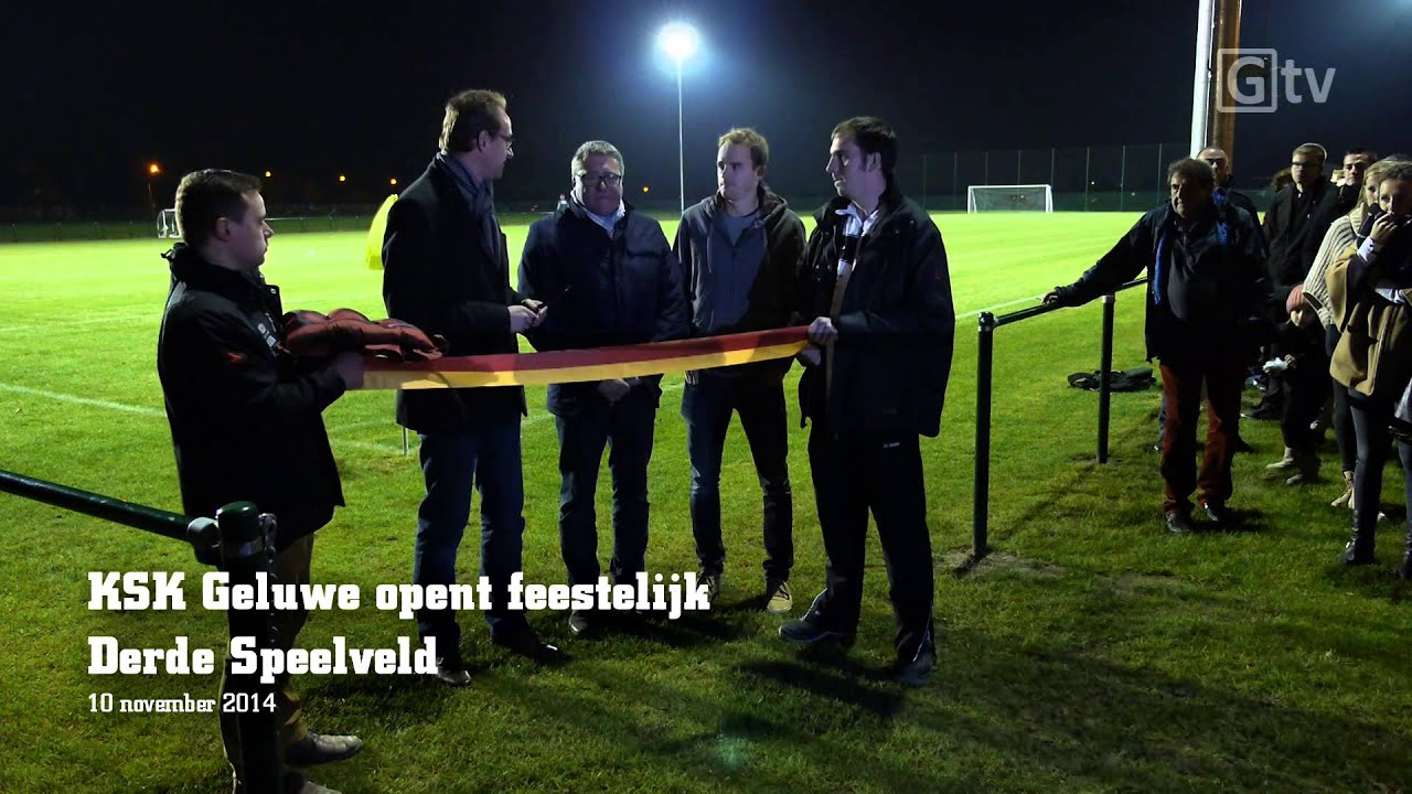 KSK Geluwe opent feestelijk 3de speelveld