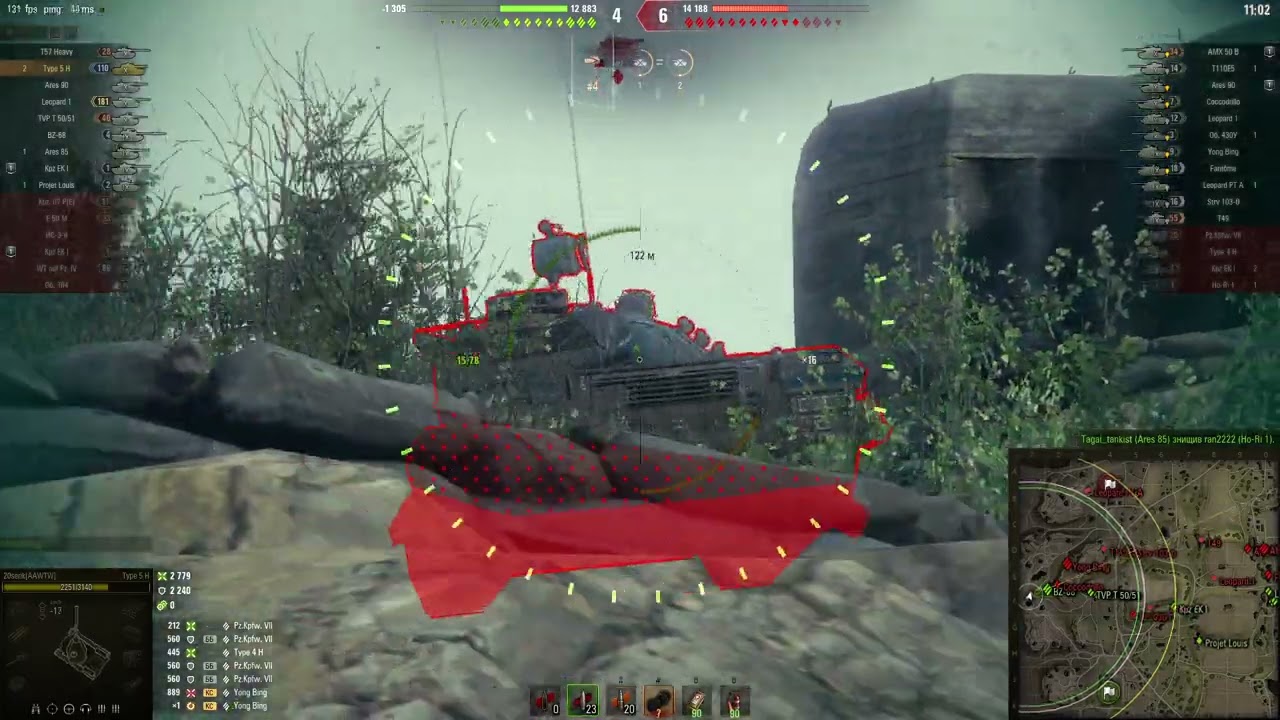 Type 5 Heavy великий тато відправляє до ангару