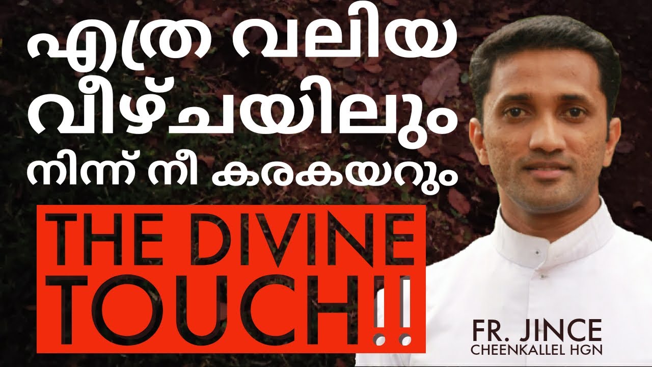 വീണവരെ വീണ്ടുമുയർത്തുന്ന രഹസ്യം  The Moment of Divine Touch Fr. Jince Cheenkallel HGN