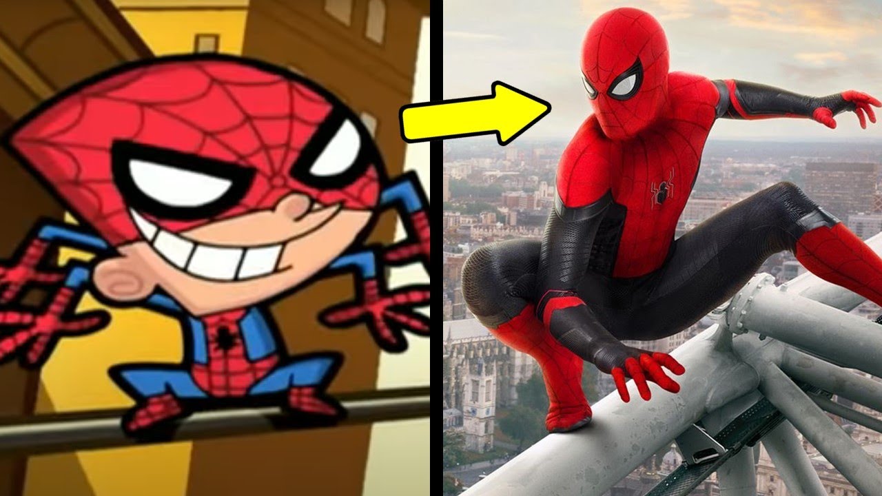 13 APARICIONES de EL HOMBRE ARAÑA en las CARICATURAS (Referencias, Cameos)