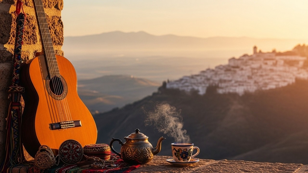 Spanish Guitar - Relaxing Flamenco Rumba Instrumental Supporting Calm Focus And Soft Ease