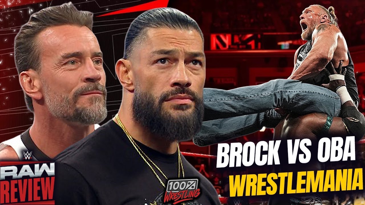 ¡CONFIRMADO! Oba Femi vs Brock Lesnar en WrestleMania 😱 | Punk y Roman CARA A CARA! WWE RAW Review