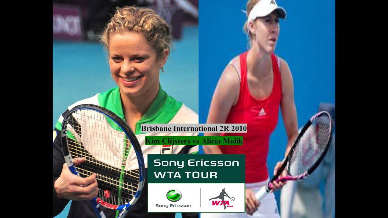 2010 Brisbane 2R - Kim Clijsters vs Alicia Molik Highlights