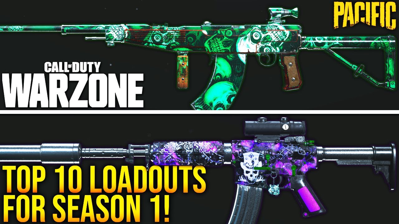 WARZONE: TOP 10 BEST LOADOUTS For SEASON 1! (WARZONE PACIFIC BEST LOADOUTS)