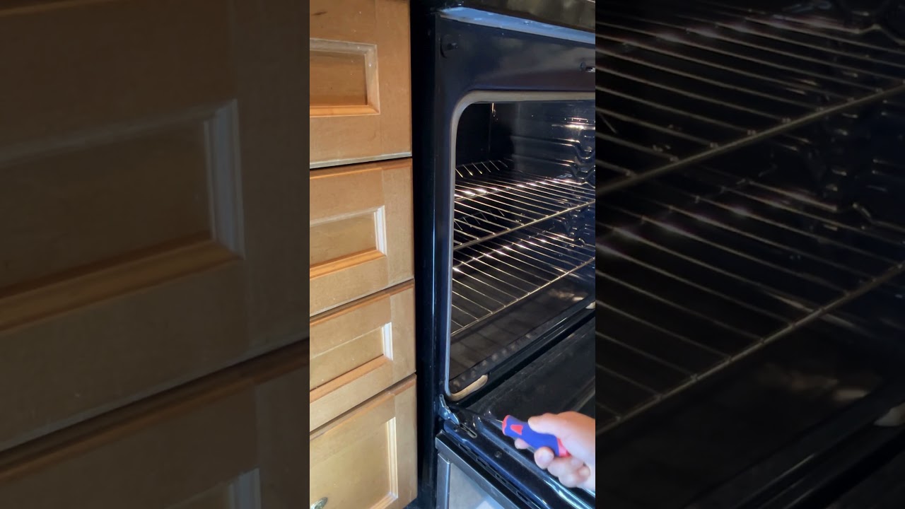 Как снять дверцу духовки Samsung #shorts