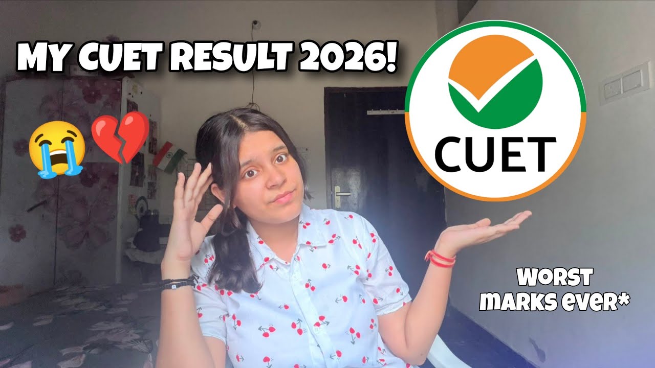 My CUET 2026 Result Reaction!!😱💔*Worst Result ever* 😭|VB 💞