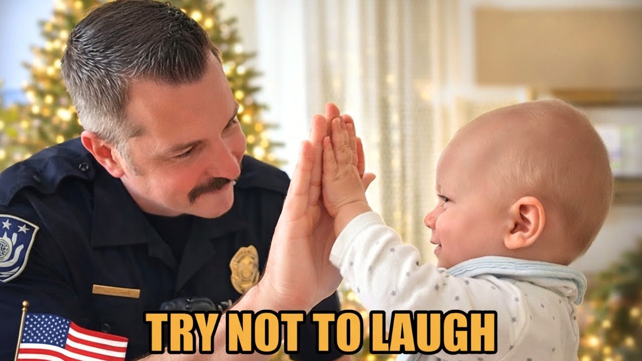 Try Not To Laugh😂Baby Roasts a Police Officer Funniest Baby vs Cop Moment Ever 2026 Viral Video
