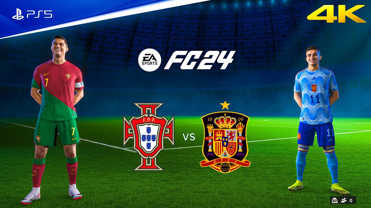 FC 24 - Portugal vs Spain - UEFA EURO 2024 Full Match | PS5™ [4K60]