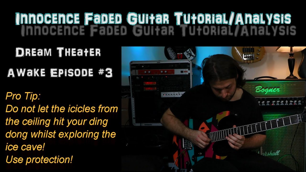 INNOCENCE FADED Guitar Tutorial/Analysis (Dream Theater) [Let's Learn Awake EP #3]