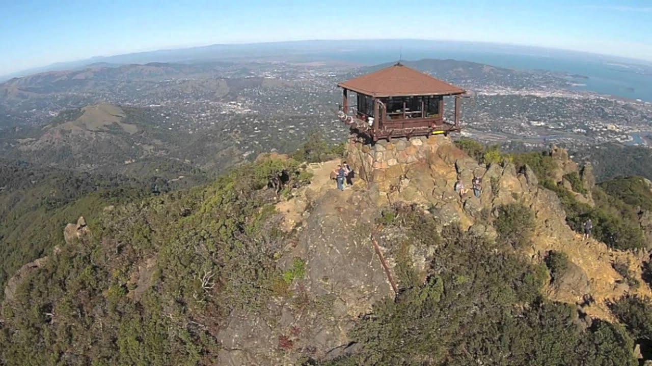 Aerial view of Mount Tamalpais Marin County