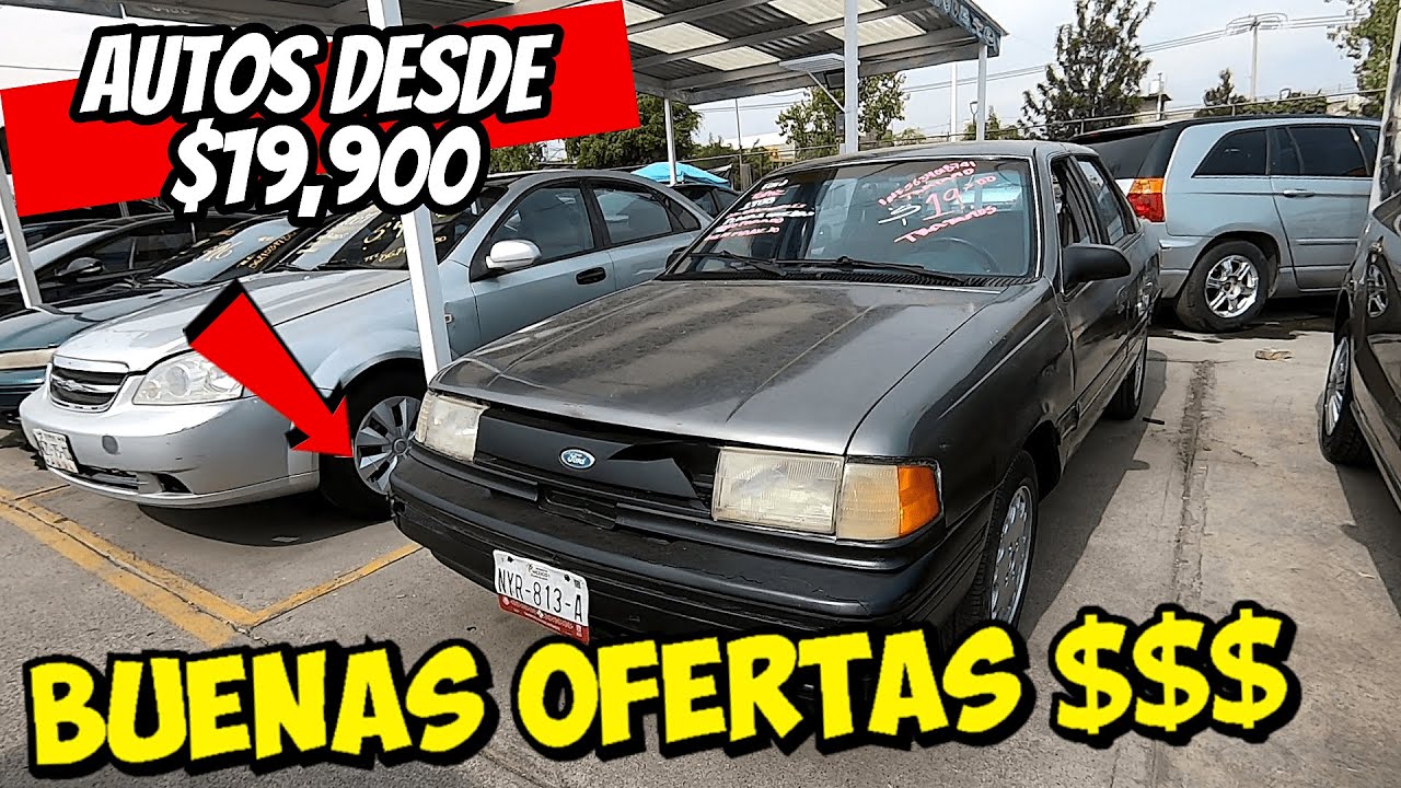 🔥Autos a buen Precio Precios Bajos en el tianguis Marcas Ford Chevrolet Nissan Renault COTIZA ¡¡¡