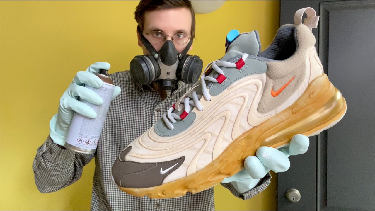 Spray Painting the Travis Scott Nike Air Max 270