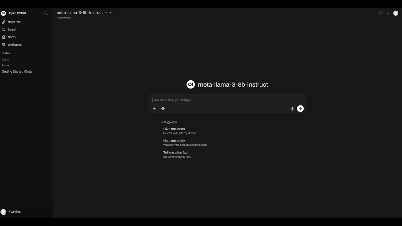 Creating my Own Private ChatGPT