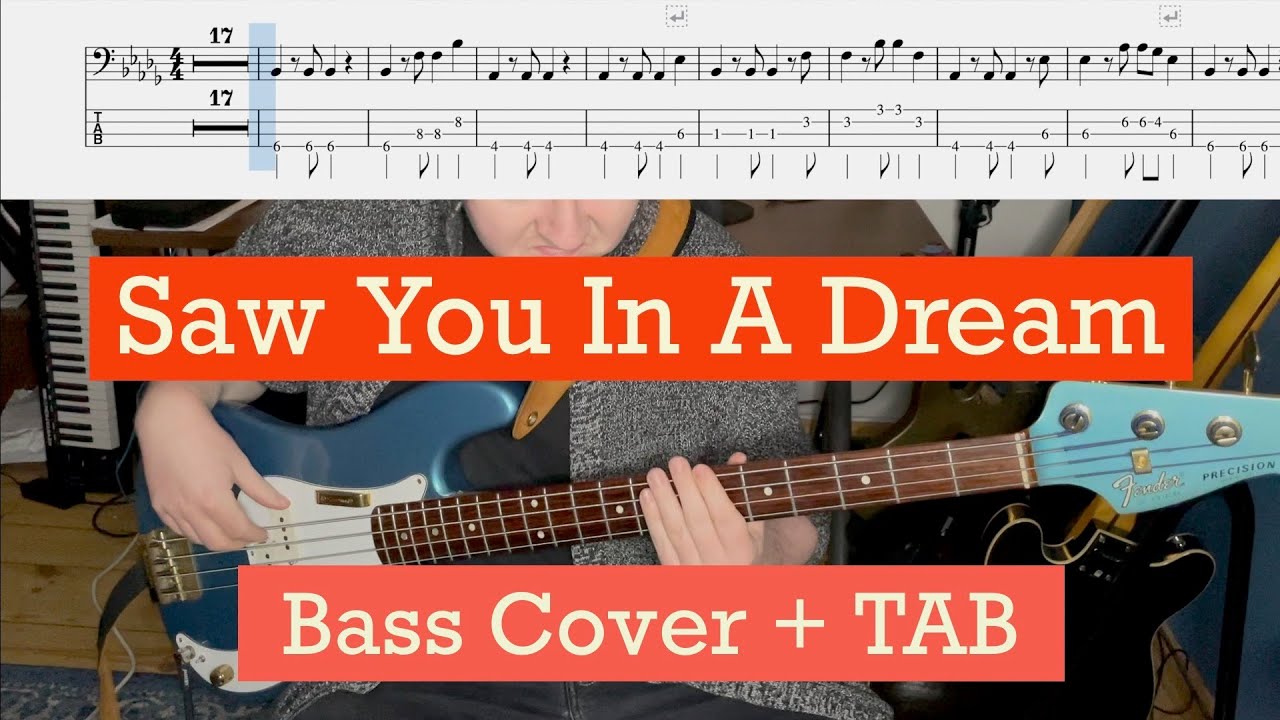 Saw You In A Dream - The Japanese House (Bass cover + TAB)